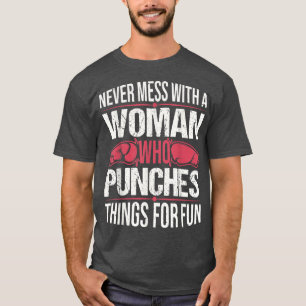 Funny Kickboxing Lover Girl Girl Girl T-Shirt
