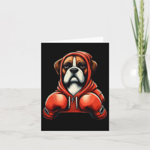 Funny Kickboxing oder Boxer Boxer Hunde Männer Fra Karte