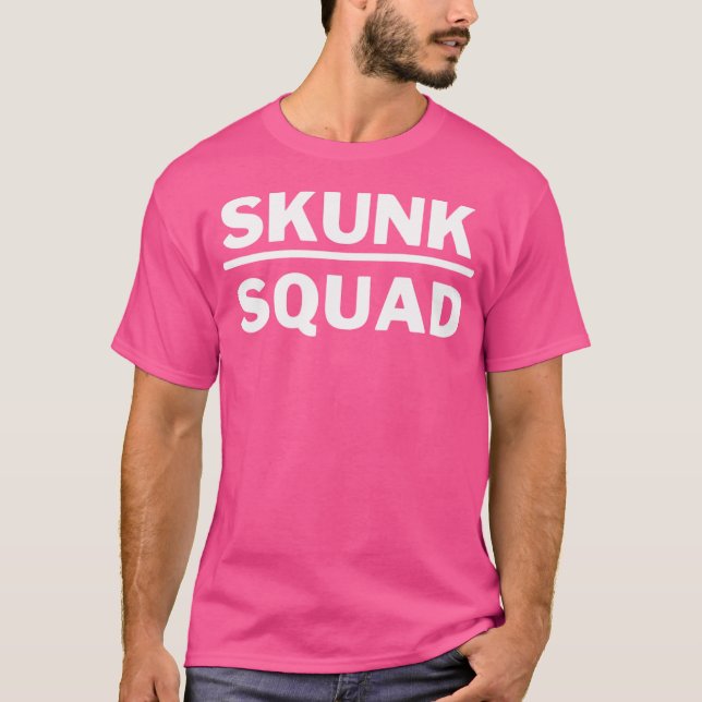 Funny Kid Skunk Squad T-Shirt (Vorderseite)
