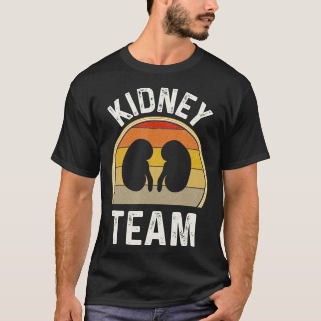 Funny Kidney spendet Nephrologie Nurse Geschenktea T-Shirt (Vorderseite)