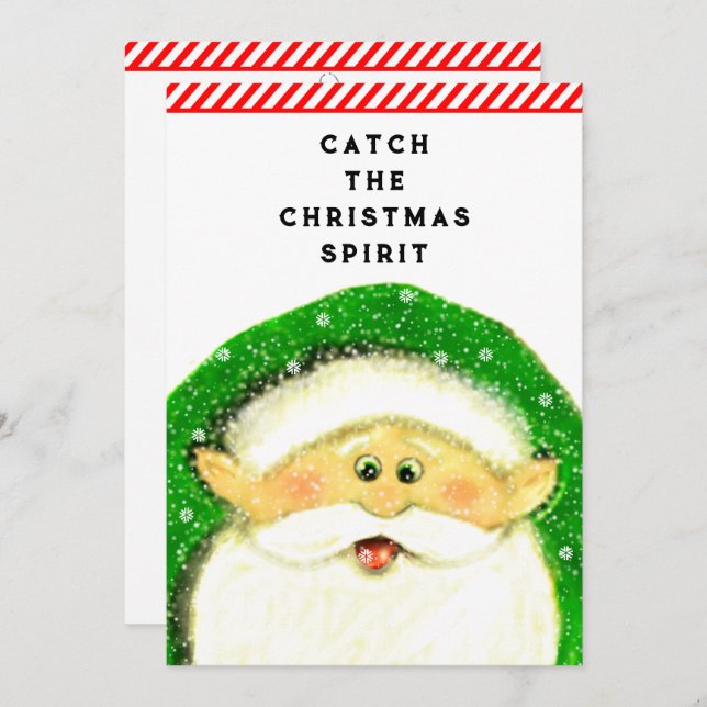Funny Kids Christmas Cards (Vorne/Hinten)