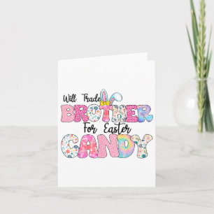 Funny Kids Egs wird Brother gegen Osterfutter taus Karte