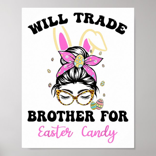 Funny Kids Egs wird Brother gegen Osterfutter taus Poster (Vorne)