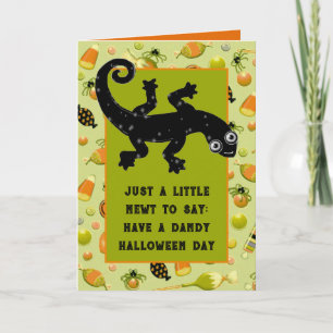 Funny Kids Halloween Card Karte