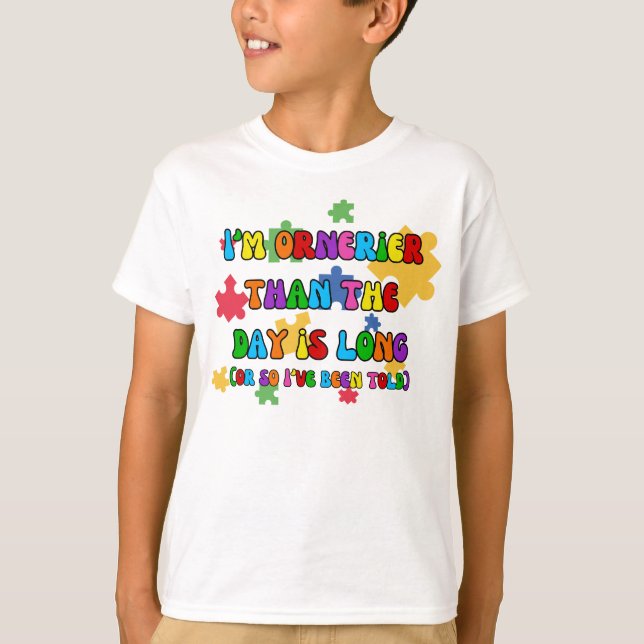 Funny Kids Jigsaw Puzzle T-Shirt (Vorderseite)