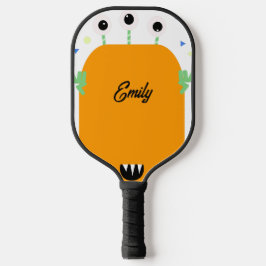 Funny Kids Monster Googly Eyes Pickleball Schläger