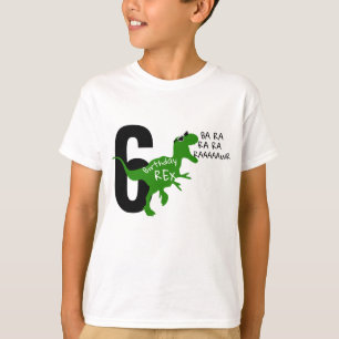 Funny Kids Personalisiert Geburtstag Dinosaurier S T-Shirt