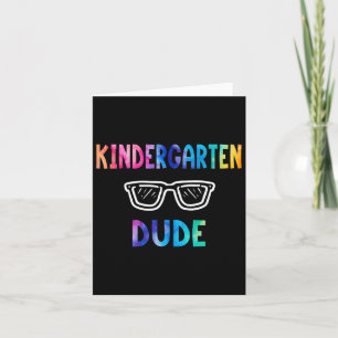 Funny Kids Rainbow Back To School Hallo Kindergart Karte