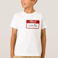 Funny Kids T - Shirt, Hallo, mein Name ist Ladys M