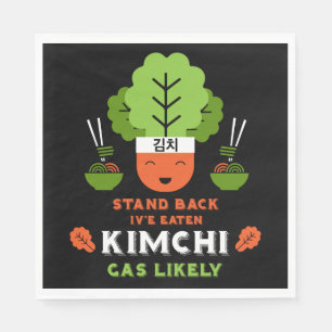 Funny Kimchi Eater Serviette