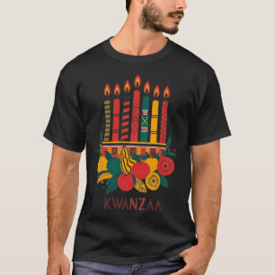 Funny Kinara Seven Candles Kwanzaa Feier 2 T-Shirt