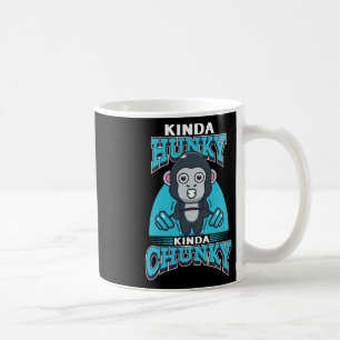 Funny Kinda Chunky Kinda Hunky Bodybuilding Gym Po Kaffeetasse