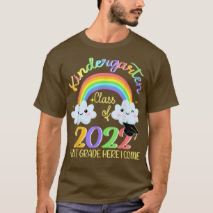 Funny Kindergarten Klasse 2022 Erste Klasse hier T-Shirt
