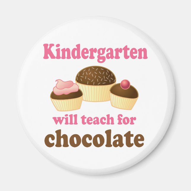 Funny Kindergarten Teacher Magnet (Vorne)