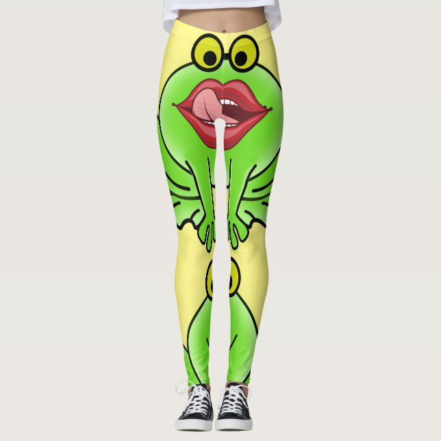 Funny Kiss A Toad Thunder_Cove Leggings (Vorderseite)