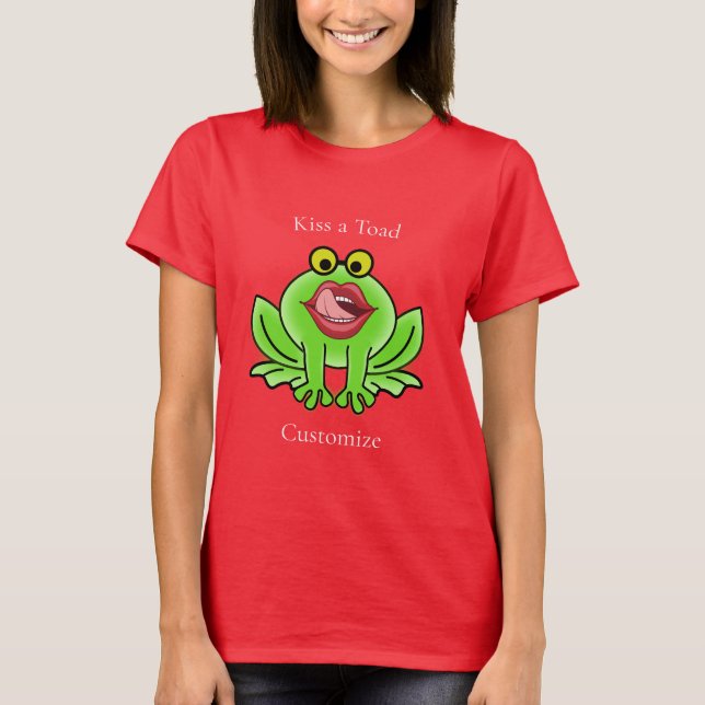 Funny Kiss A Toad Thunder_Cove T-Shirt (Vorderseite)