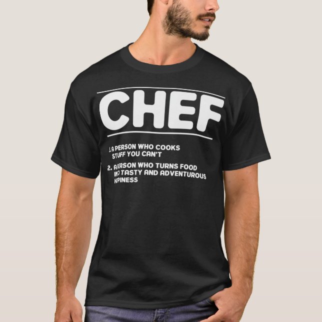 Funny Kitchen Koch Definition america T-Shirt (Vorderseite)