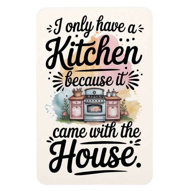 Funny Kitchen Magnet - Perfektes Geschenk für Haus (Vertikal)