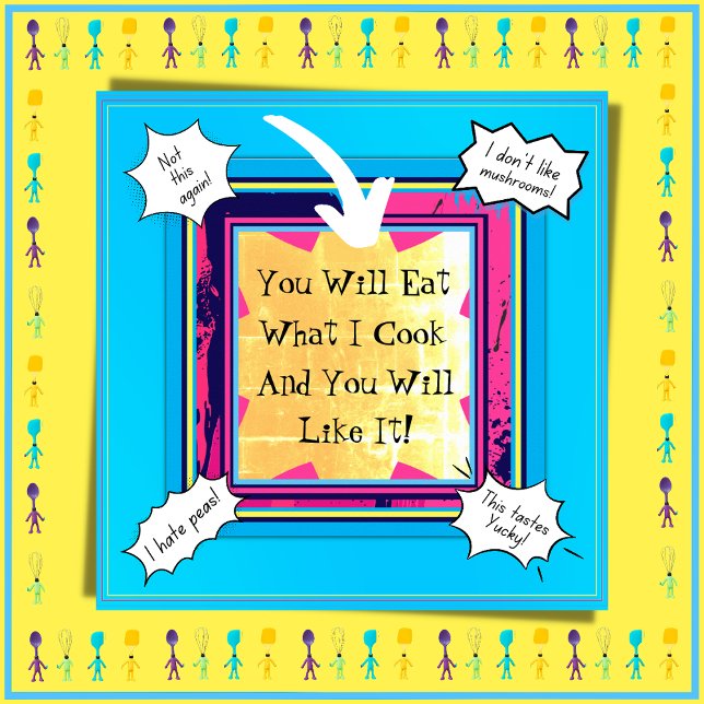 Funny Kitchen Wall Art Poster (Von Creator hochgeladen)