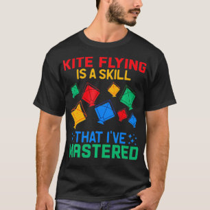 Funny Kite Flying T-Shirt für Kiteliebhaber Männer