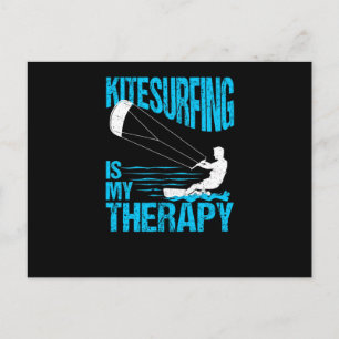 Funny Kitesurfing Kiteboard Surfer Kitesurfing Postkarte