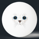 Funny kitty face tischtennisball<br><div class="desc">Funny kitty face</div>