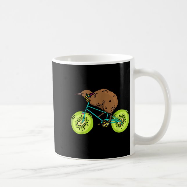 Funny Kiwi Biker Cycling Gift New Zealand  Kaffeetasse (Rechts)
