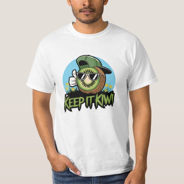 Funny Kiwi Fruit Graphic T-Shirts für Alltag (Vorderseite)