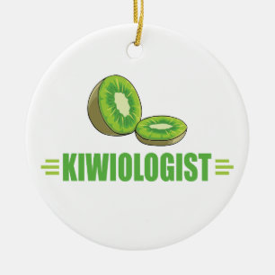 Funny Kiwi Lover Keramikornament