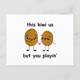 Funny Kiwi Postkarte