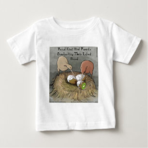 Funny Kiwi Vögel geben ihre Früchte ab Baby T-shirt