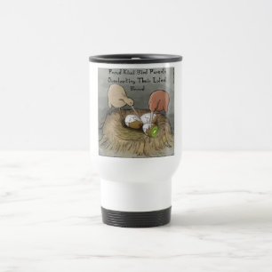 Funny Kiwi Vögel geben ihre Früchte ab Reisebecher