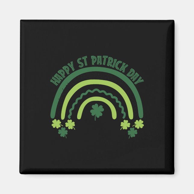 Funny Kleeblatt Breast Rainbow Irish St Patricks D Magnet (Vorne)