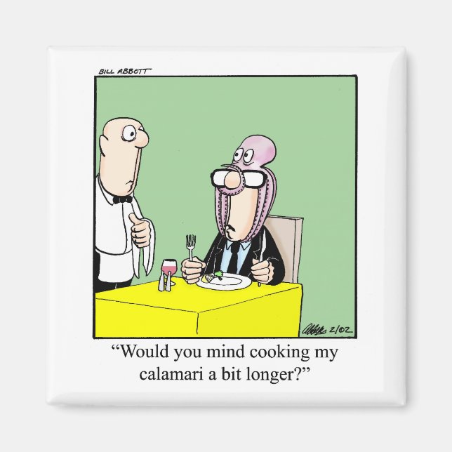 Funny Kleine Geschenk Feinschmecker Spaß Magnet (Vorne)