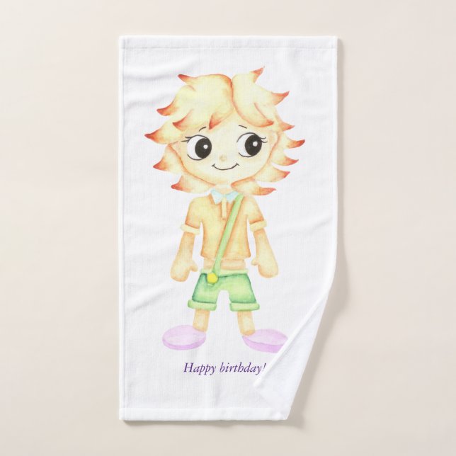 Funny kleiner Ginger Badhandtuch Set (Handtuch)