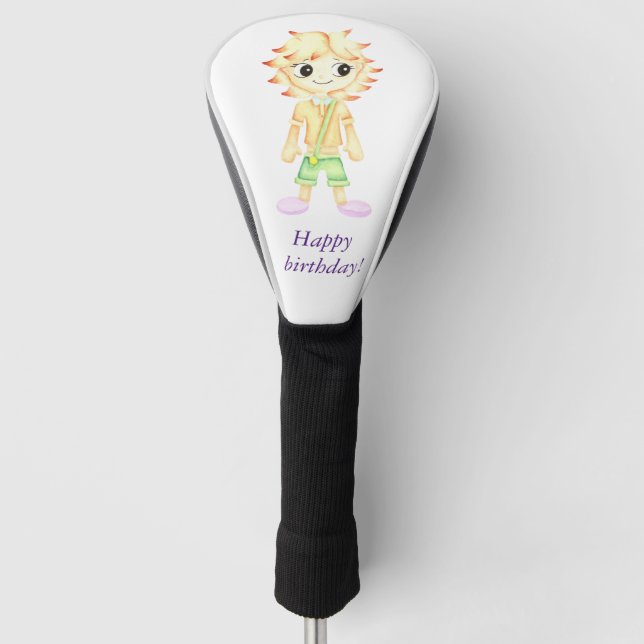 Funny kleiner Ginger Golf Headcover (Vorderseite)