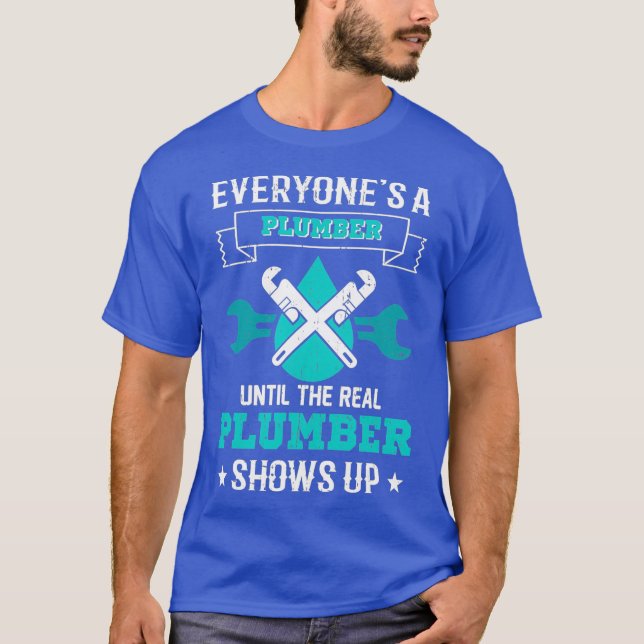 Funny Klempner Klempner Klempner T-Shirt (Vorderseite)
