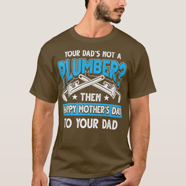 Funny Klempner Sprichwort Klempner Vater Premium T-Shirt (Vorderseite)
