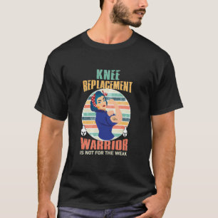 Funny Knee Ersatz Neue Prothese Frauen Warrio T-Shirt