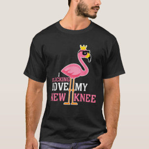 Funny Knee Replacement Operation gut bald Joke bek T-Shirt