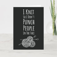Funny Knitter Cards Spaß Knitter