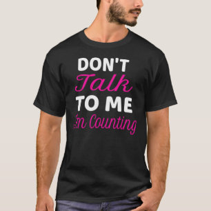 Funny Knitter Geschenk nicht mit mir reden im Co T-Shirt