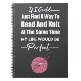 Funny Knitter Geschenke Handgarn Knitter Hobby Notizblock