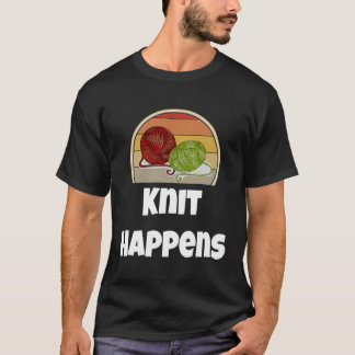 Funny Knitter Shirt Geschenk für Knitter Garn Stri