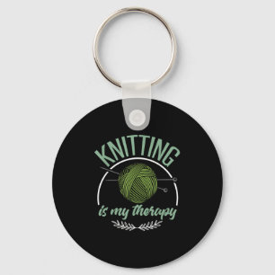 Funny Knitter Shirt Joke Knitter Zitat I Liebe Kni Schlüsselanhänger