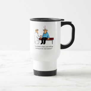 Funny Knitter Spaß Reisen Mug Geschenk Reisebecher
