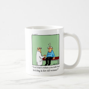 Funny Knitter Spaß Tasse Geschenk