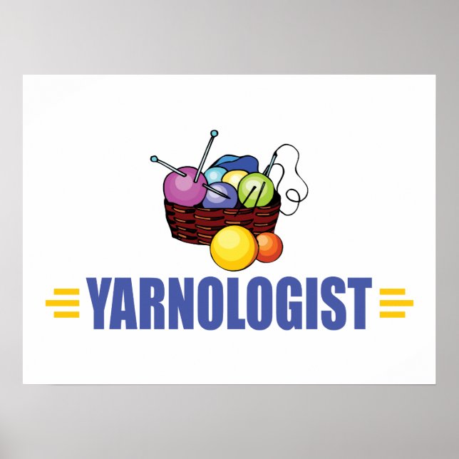Funny Knitting Poster (Vorne)