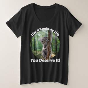 Funny Koala Bear Große Größe T-Shirt
