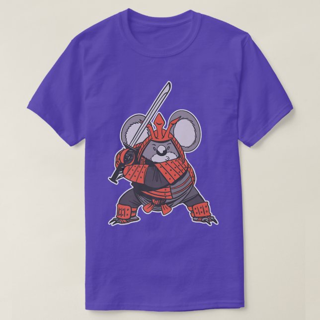 Funny Koala Samurai Warrior  Katana Fighter  T-Shirt (Design vorne)